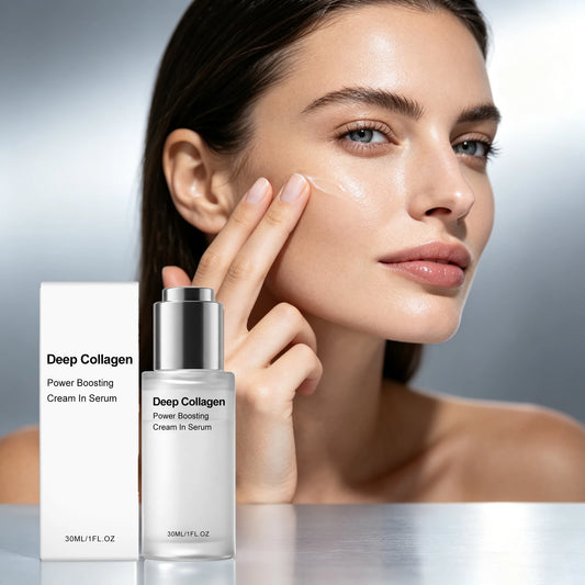 30ML Collagen Face Serum Deep Hydrating Boosts Skin Elasticity Glowing Improve Skin Texture Smoothing Fine Lines Firming Maintain Facial Serum