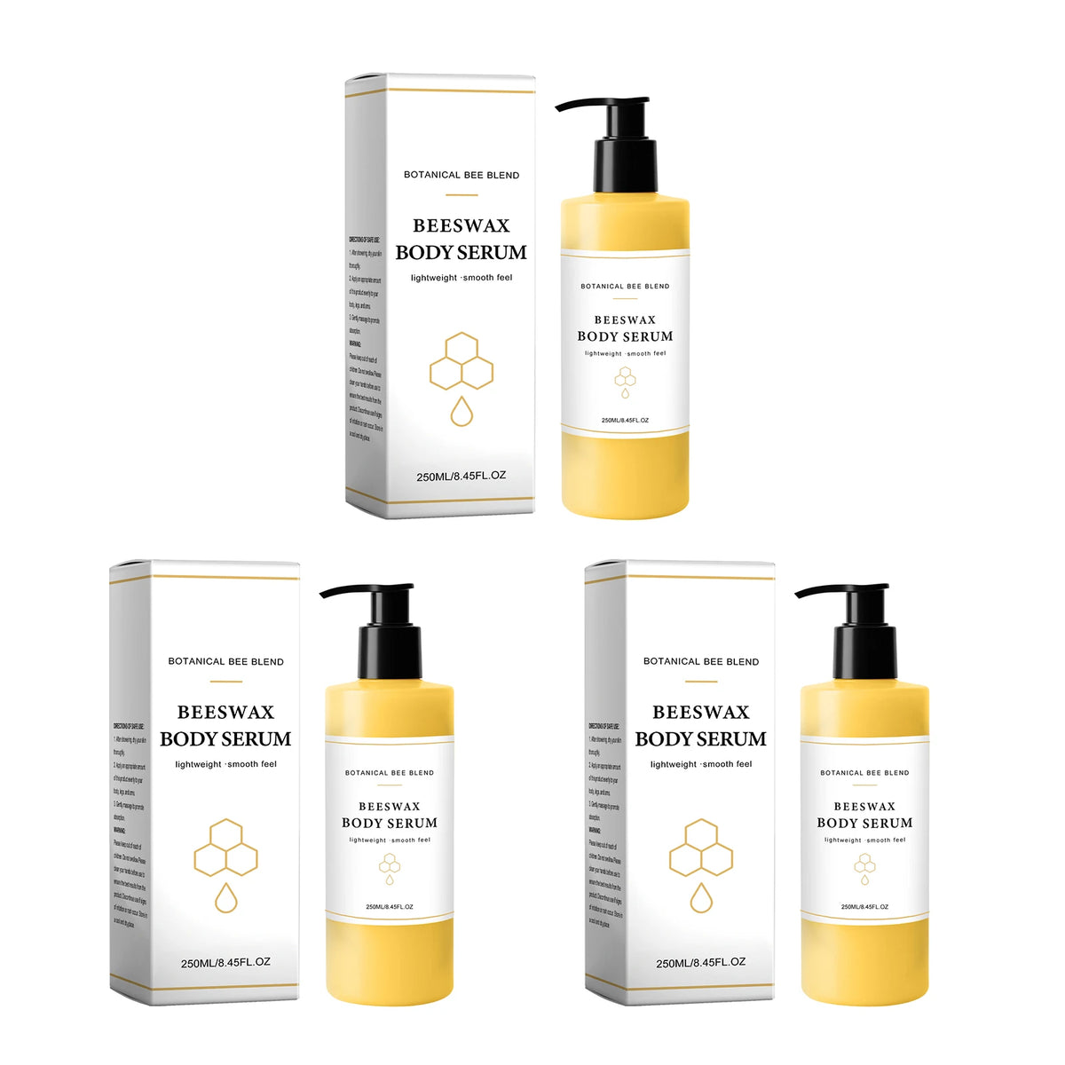 Beeswax Body Serum Essence Deep Nourishing Moisturizing Dry Skin Relief Brighten Dullness Soft Smooth Refreshing Texture Daily Skincare