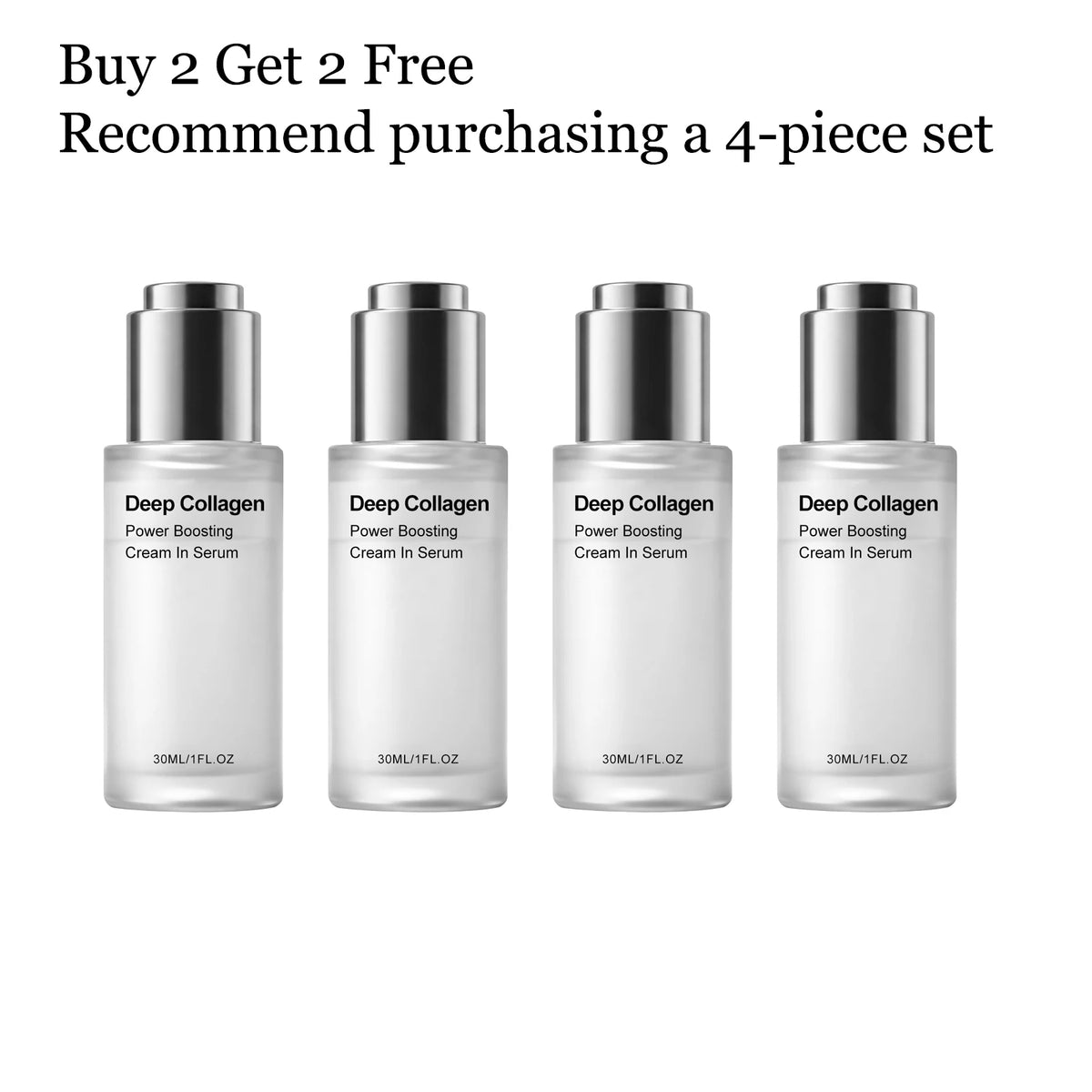 30ML Collagen Face Serum Deep Hydrating Boosts Skin Elasticity Glowing Improve Skin Texture Smoothing Fine Lines Firming Maintain Facial Serum