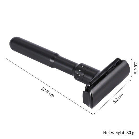 New Shaving Adjustable Safety Razors Metal Zinc Alloy Classic Men Manual Shaver With 5 Blades
