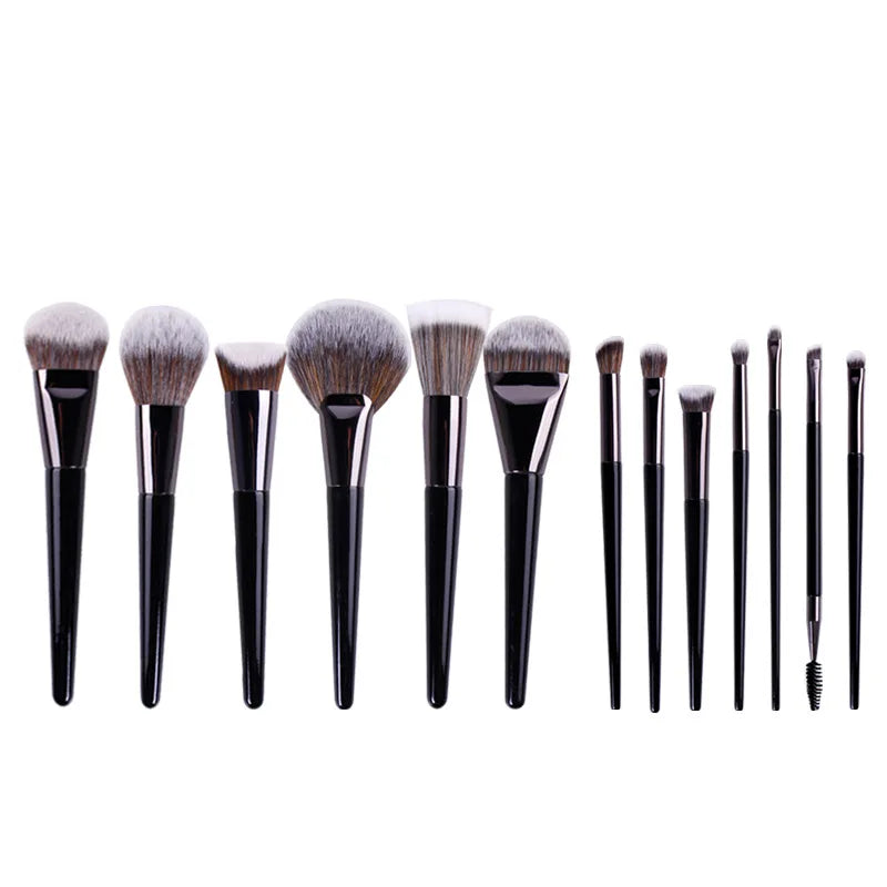 1pc Fan Powder Makeup Brushes Powder Contour Make up Brush Setting Finish Bronzer Practical Beauty tools Professional Blusher