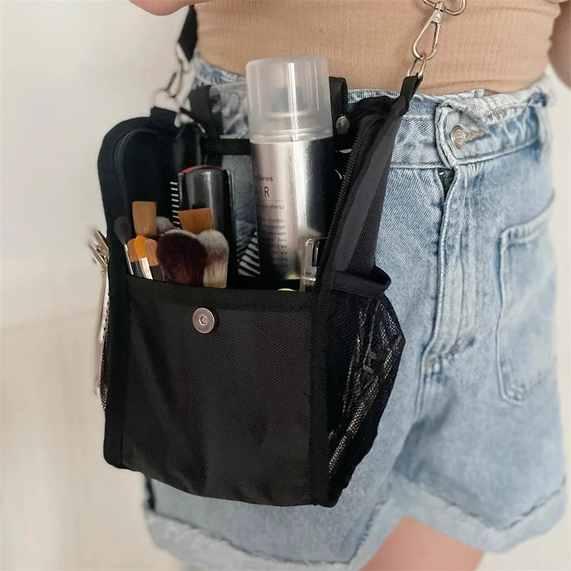 Makeup Brush Case Makeup Brush Holder Waterproof Cosmetic Tools Storage Bag Visual Stand-up Foldable Makeup Bags with Zipper