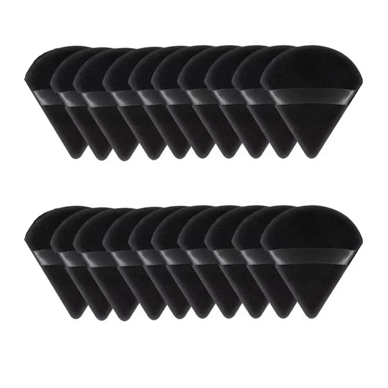 10PCS Puff Triangle Makeup Beauty Sponge Puff Triangle for Powder Makeup Blender Finger Puff Make Up Accessories Cosmetics PF03
