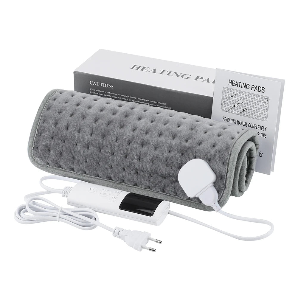 Home Electric Heating Pad Back Shoulder Office Winter Warming Blanket 9 Heat Thermal Mat Abdomen Period Menstrual Belt Winter Warm US Plug 100V-130V