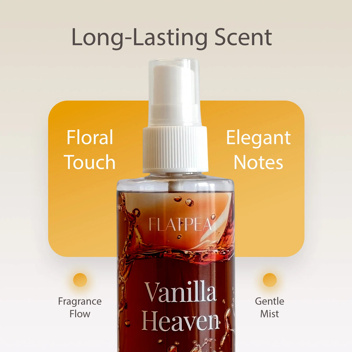 1pc 100ml Portable Vanilla Caramel Food Fragrance Room Spray, Air Freshener,Recommended Gift, Christmas