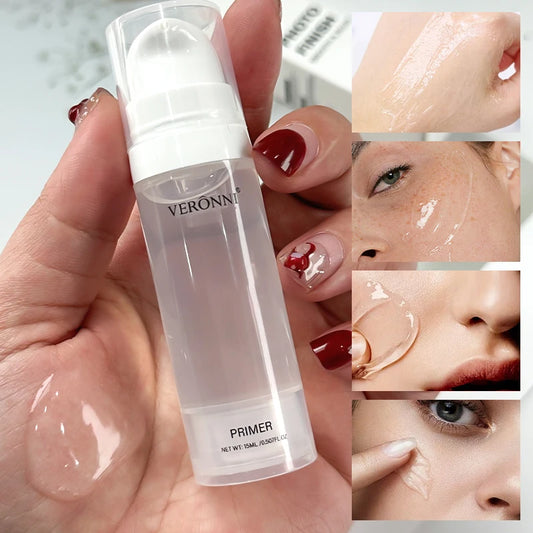 15ml Pore Minimizing Face Primer, Hydrating Invisible Pore Makeup Base, Long Lasting Oil Control Smoothing Primer for All Skin