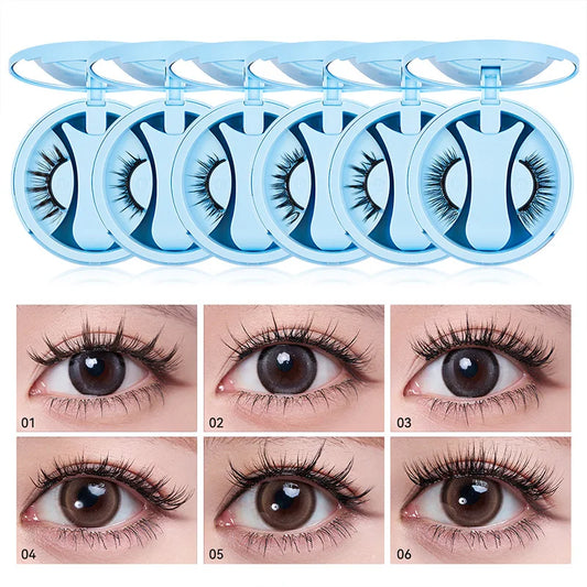 BQI magnetic adhesive false eyelashes are easy to wear and can be removed at any time. They give you natural-looking eyelashes.