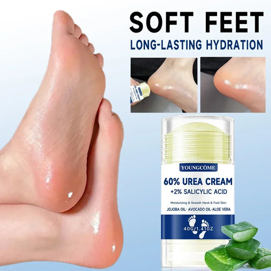 YOUNGCOME 60% Urea Foot Cream + 2% Salicylic Acid Intensive Hydrating Foot And Hand Care Moisturizing Foot Cream And Hand Cream