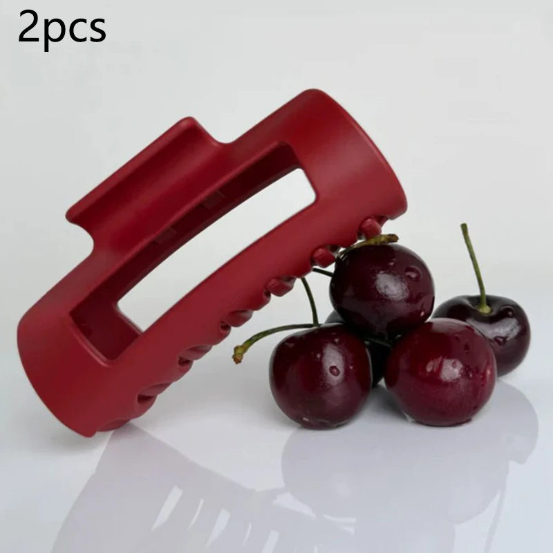2pcs Fashionable Hair Grips, with Strong Anti-slip Grip - Engineered, Durable Shark-shaped Grips, Safe and Unbreakable Design