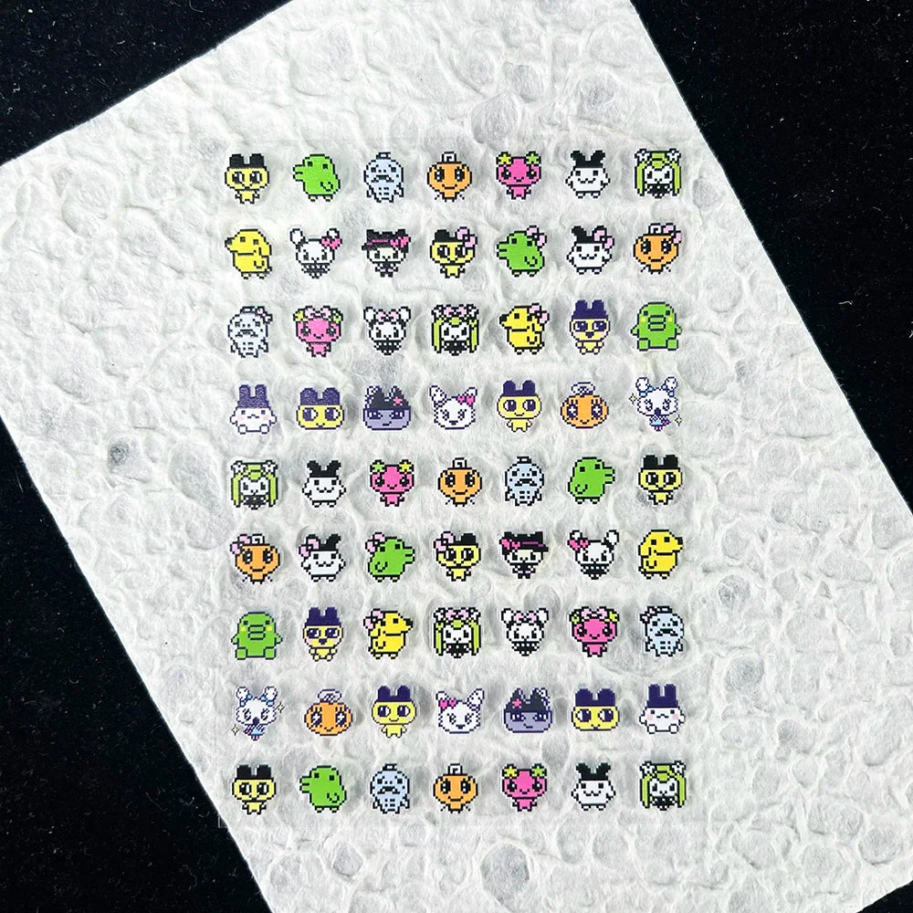 Cute Y2k Stytle Pvc Ancient Small Animals Adhesive Stickers Nail Art Waterproof Diy Charms Loptop Phone Case Scrapbook Sticker