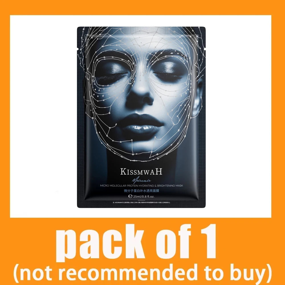Micro Molecular Protein Moisturizing and Transparent Facial Mask Deeply Moisturizes and Moisturizes Skin, Wakes Up Skin Tone
