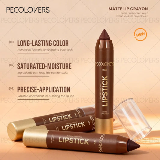 2PCS/Set Lip Liner and Gloss Duo Smooth and Hydrating - Offers Long-Lasting, Vivid Color with A Moisturizing Shine Suitable for Various Looks
