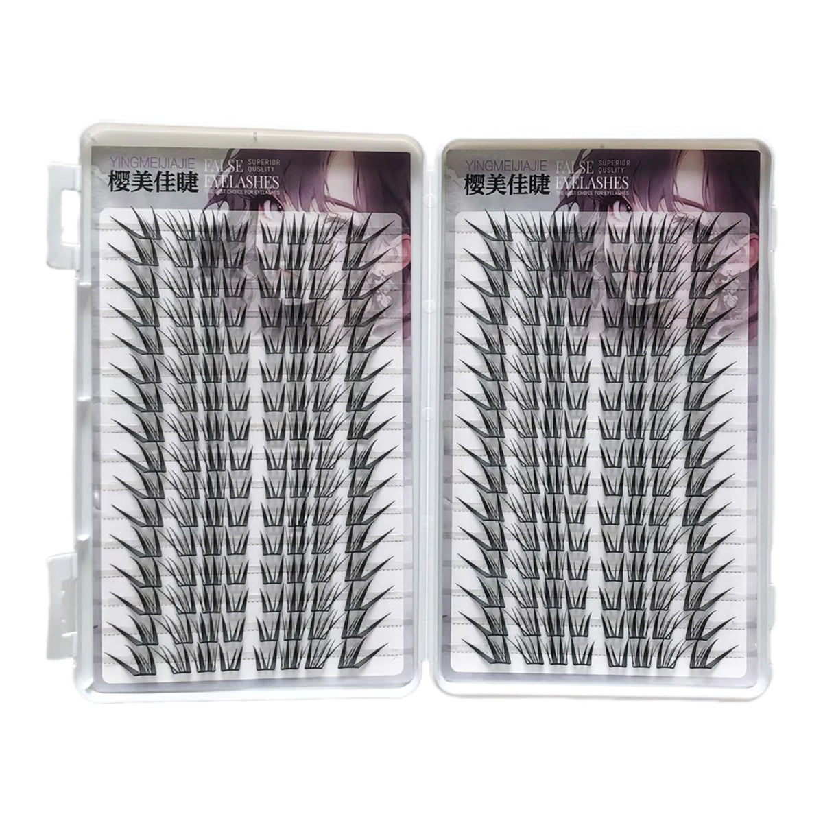 Fluffy Lazy Cat Comic False Eyelashes Korean Style Natural Look Curling Diy Eyelash Extensions For Women Daily Makeup & Party