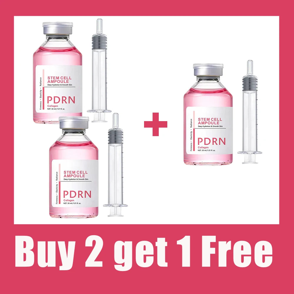 Stem Cell Ampoule Essence, PDRN Ampoule Deep Repair Renew Skin Brighten Tone Strengthen Barrier Firming Facial Essence