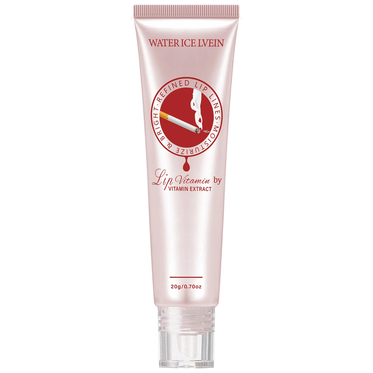 Lip Plumper Cream 20g with Peptides & Aloe - Moisturizing Non-Sticky Lip Balm, Smooth & Voluminous Lips