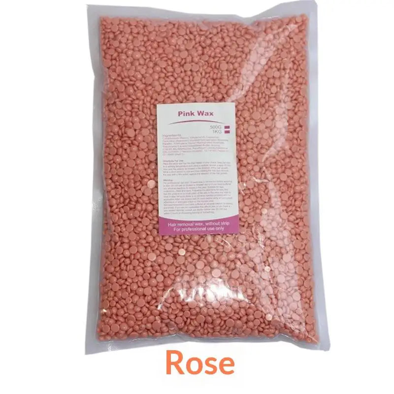 /Kuz/500g Waxing Wax Beans For Hair Removal Full Body Hot Film Hard Depilatory Wax Beads For Wax Heater Machine Hard Wax Beans