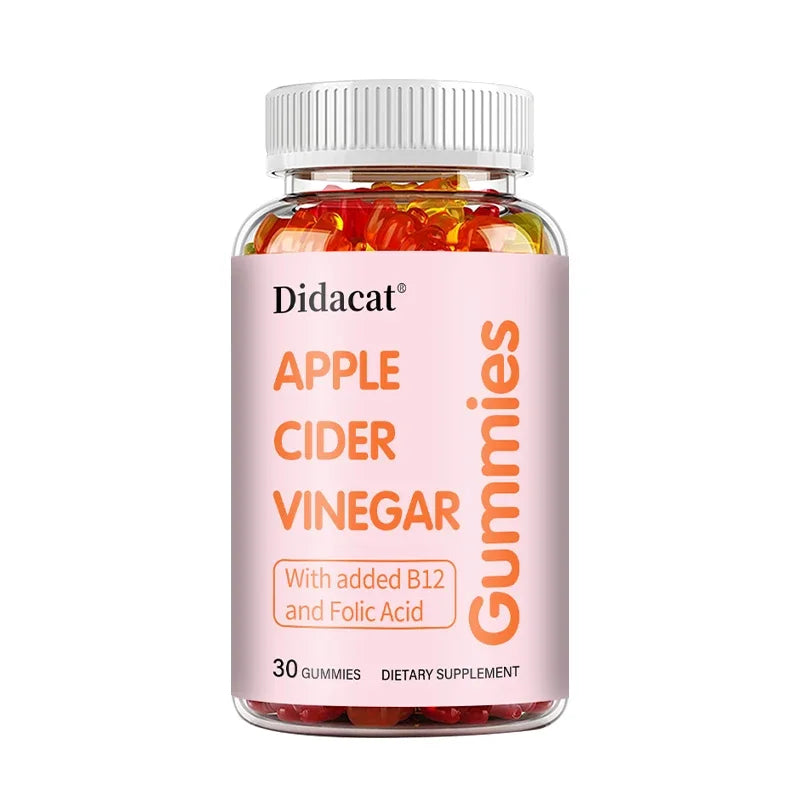 Apple Cider Vinegar Gummies - Detox Cleanse, Fat Burner, Weight Management, Digestion & Metabolism Support, Relieves Bloating