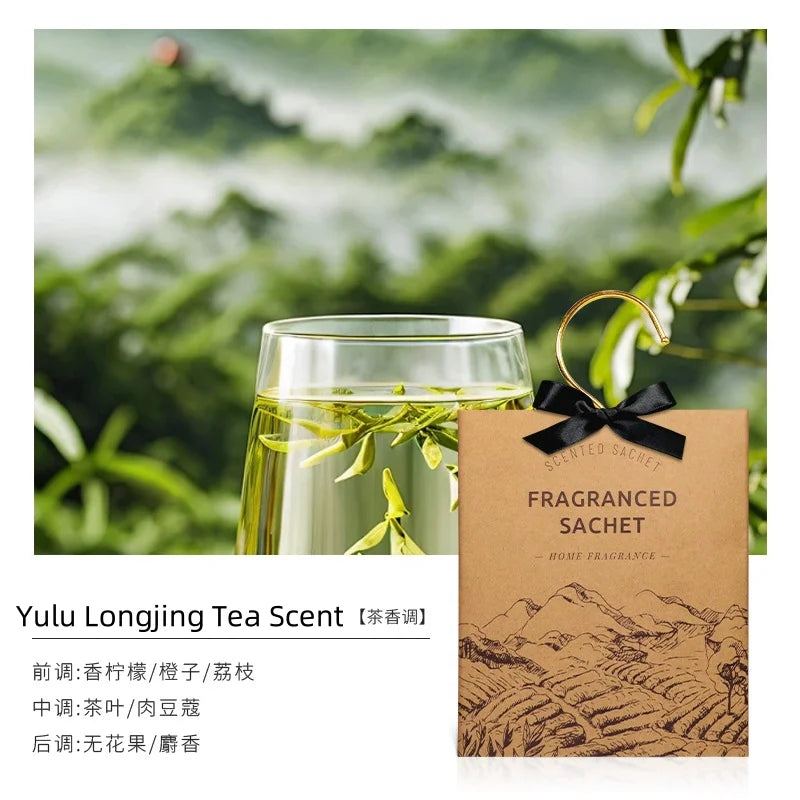 Long-Lasting Fragrance Sachet Hanging Ornament for Home & Car - Odor Eliminator for Wardrobes, Closets, Bedrooms Fresh Scent Air