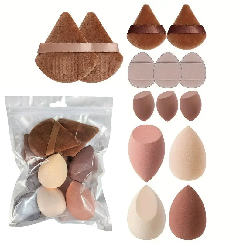 14Pcs Makeup Sponge Cosmetic Blender Beauty Egg Foundation Sponges Puff Powder Puffs Make Up Accessories Women Makeup Tools