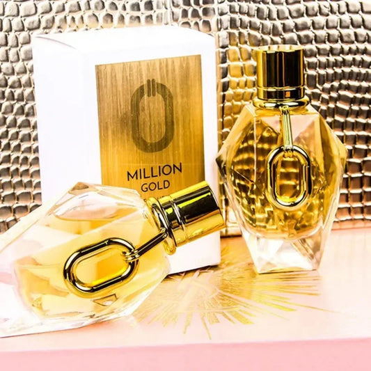 100ml Unisex Brand Gold Million Long Lasting Fresh Floral Woody Fragrance Eau de Parfum Body Spray Charm Perfume