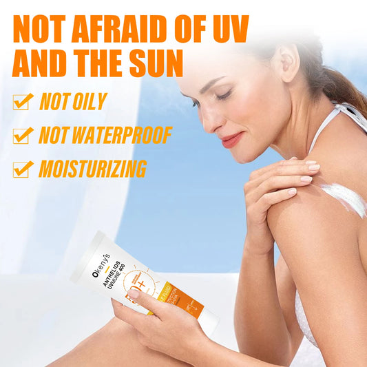 Original 50ml Face Sunscreen Ultra SPF50+ Body Sunscreen Anti-Imperfection Anti-Shine Invisible Fluid Sunscreen