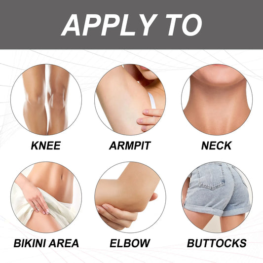 Body Brighten Cream Lighten Private Parts Facial Underarm Knees Joint Intimate Area Darkening Melanin Removal Snow Bleach Serum