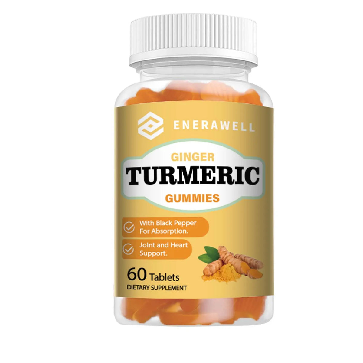 Turmeric Gummies, Boosts Immunity, Promotes Skin Health, Improves Mobility, Improves Blood Circulation, Regulates Blood Lipids