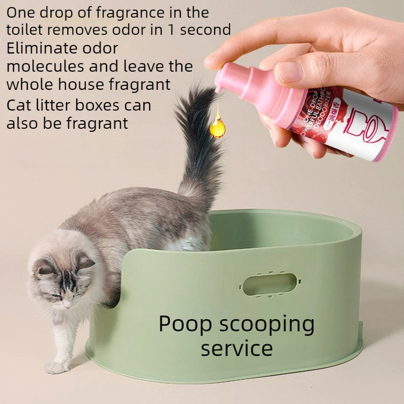 1/2/3Pcs Toilet Sterilization Deodorizer Odor Removal Fresh Toilet Aromatherapy Air Freshener for Floors Sewers and Trash Cans