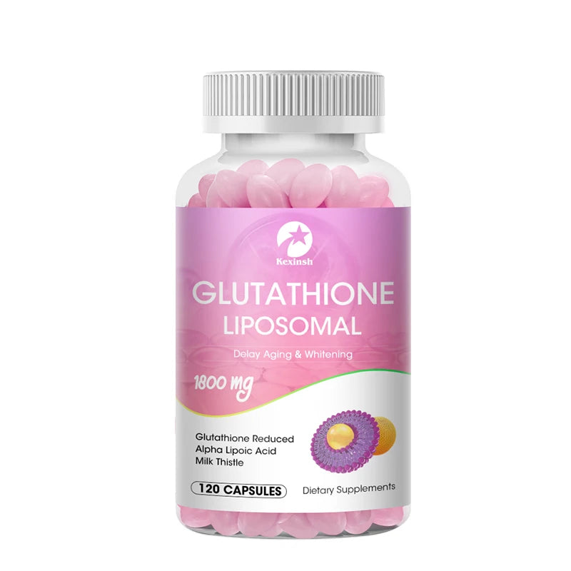 Kexinsh Glutathione Capsules Collagen Antioxidant, Detox, Immune System Skin Beauty, Liver Health
