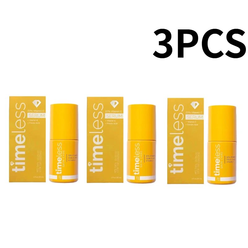 Timeless 20% Vitamin C Serum 30ml – With Vitamin E & Ferulic Acid, Antioxidant, Brightening, Hydrating, Boosts Collagen