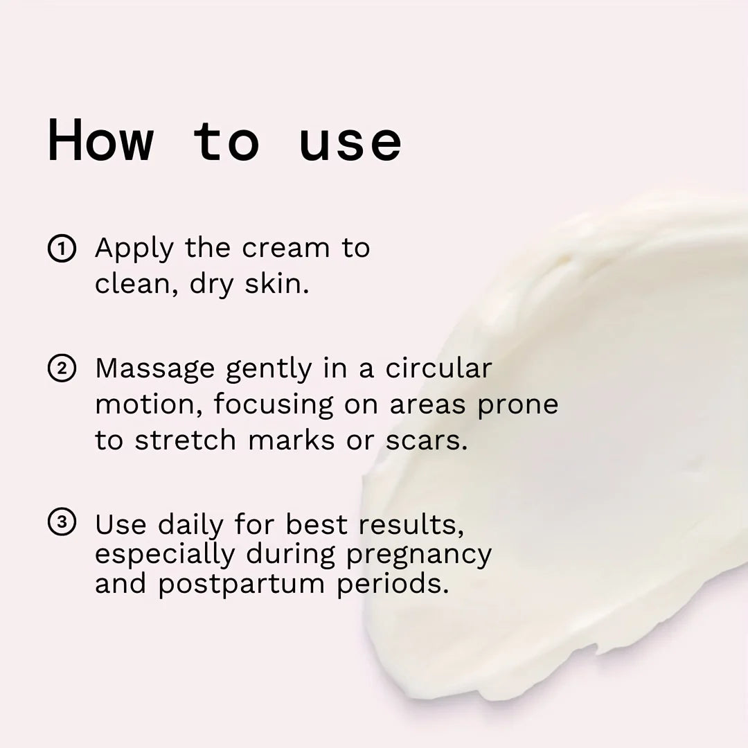 GZE Skin Smoothing Cream with Cocoa Butter & Olive To Lighten Postpartum Obesity Marks And Growth Marks
