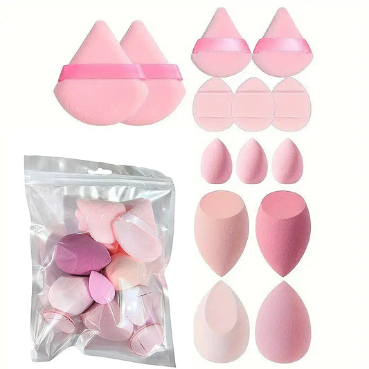 14Pcs Makeup Sponge Cosmetic Blender Beauty Egg Foundation Sponges Puff Powder Puffs Make Up Accessories Women Makeup Tools