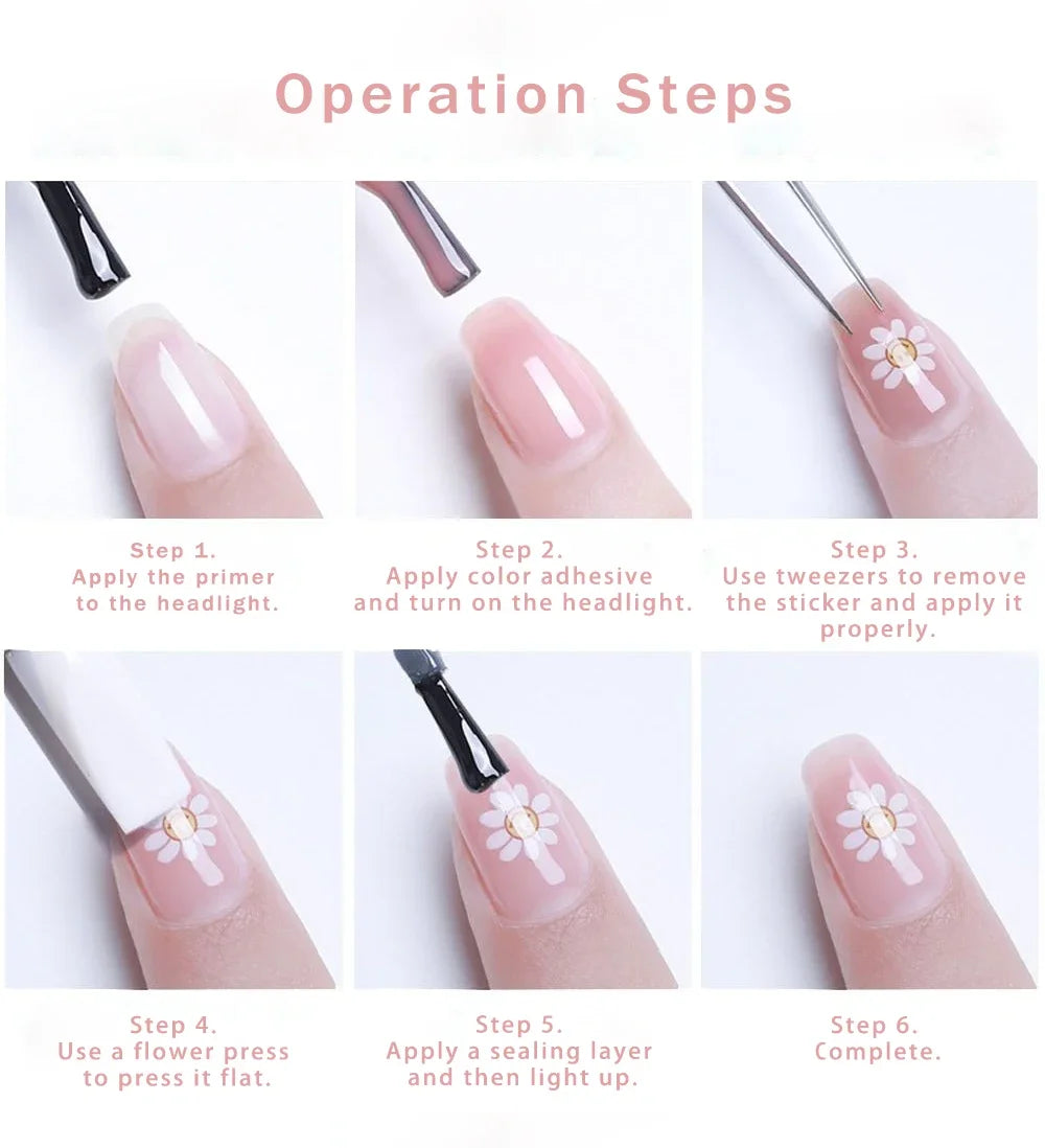 2PCS Winter Christmas relief nail stickers, easy to apply for nail decoration DIY、Gifts, parties, and wedding makeup and styling
