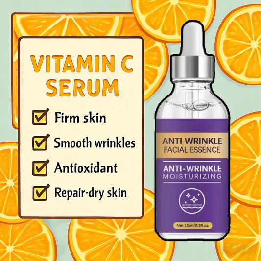 Vitamin C Wrinkle Remover Face Serum: Lifts & Firms, Fades Fine Lines, Brightens & Nourishes