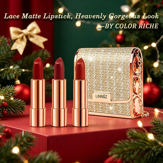 Christmas matte lip gloss set,waterproof and easy to apply,long-lasting and natural,the top choice for gifting,Christmas gift