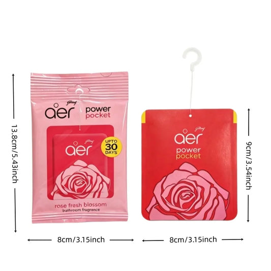 5-20pcs Rose Air Freshener, 30 Days Fragrance, Car & Home Deodorizer, Ideal for Bathroom Wardrobe & Birthday Gifts