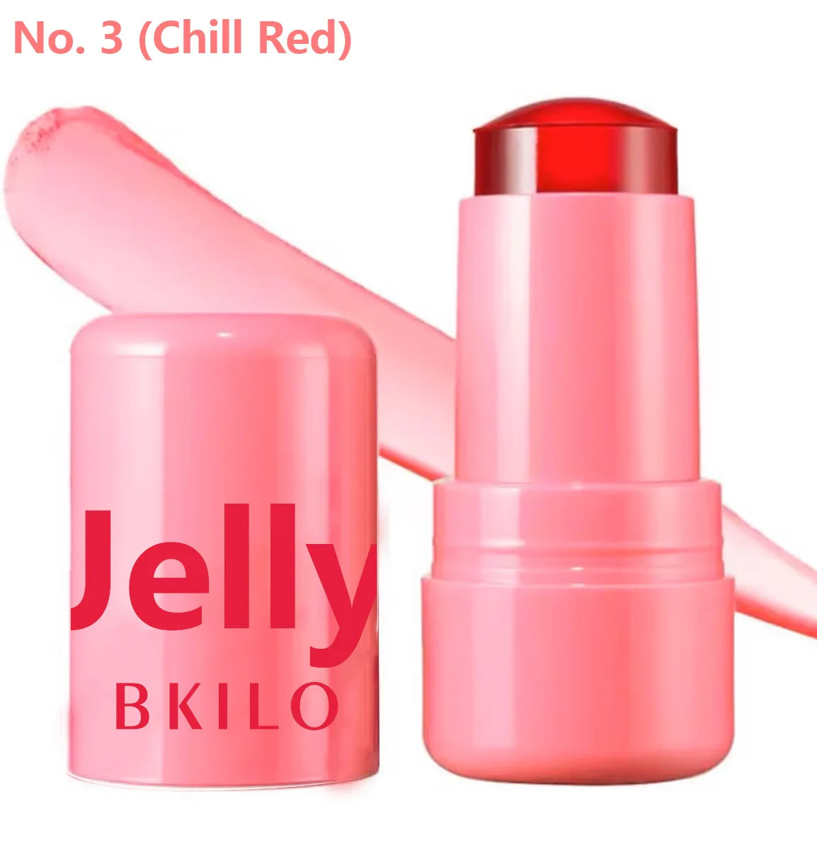 4 Colors Jelly Cheek Blush Lip Tint Long Lasting Moisturized Blusher Sticker Lip Gloss Facial Contour Rouge Makeup Cosmetics