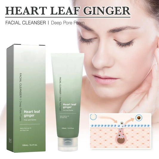 Cleanser Oil Heartleaf Quercetinol Pore Deep Cleansing Foam Control Moisturizing Centella Remove Pore Skin Care For Women