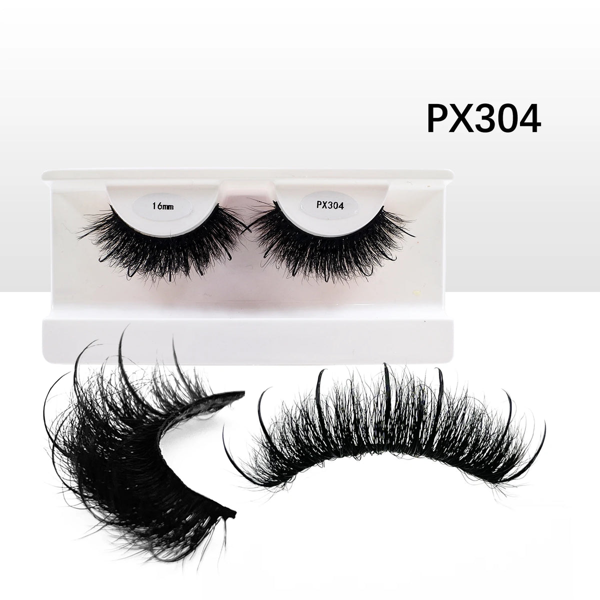 RED SIREN Full & Wispy Volume Mink Eyelashes Private Labels High Quality Eyelash Extension Effect Strip Lashes Mink Fluffy