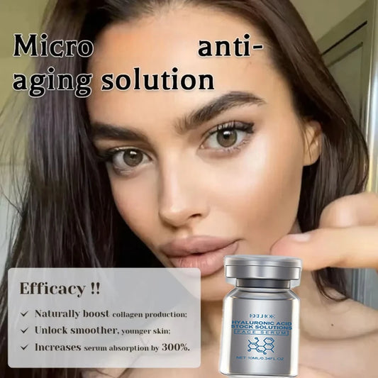 Collagen Anti-Wrinkle Essence Set - Firming Pore-Cleaning Anti-Aging Skincare roller water gloss facial mask easy to absorbed