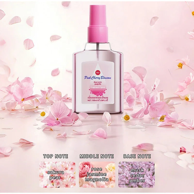 Vanilla Fruity Fresh EDT Unisex Body Clothing Fabric Perfume Spray Refreshing Aroma Versatile Scent Daily Use Fragrance Mist