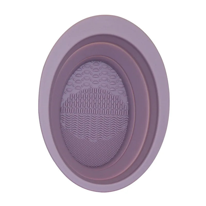 New Silicone Eye Shadow Brush Cleaning Colorful Scrubber Cleaner Sponge Remover Box Tools Makeup Brush Color Foundation