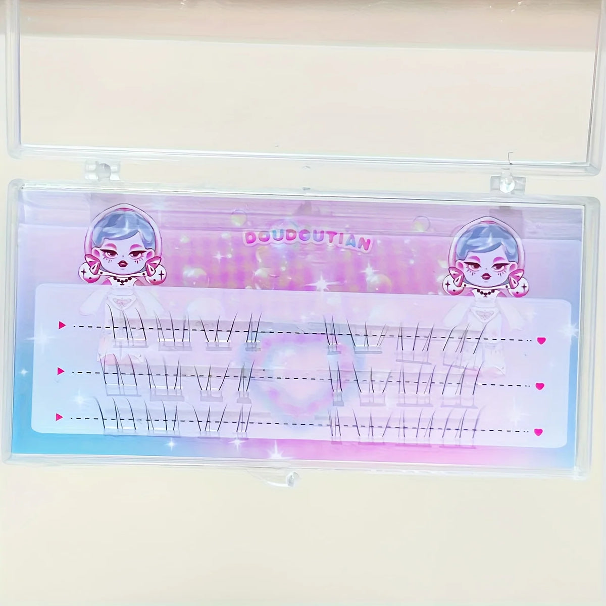 Duoduotian Cat Paw Lower Eyelashes Beginner Friendly 10-14mm Easy to Apply Quick Segmented Style
