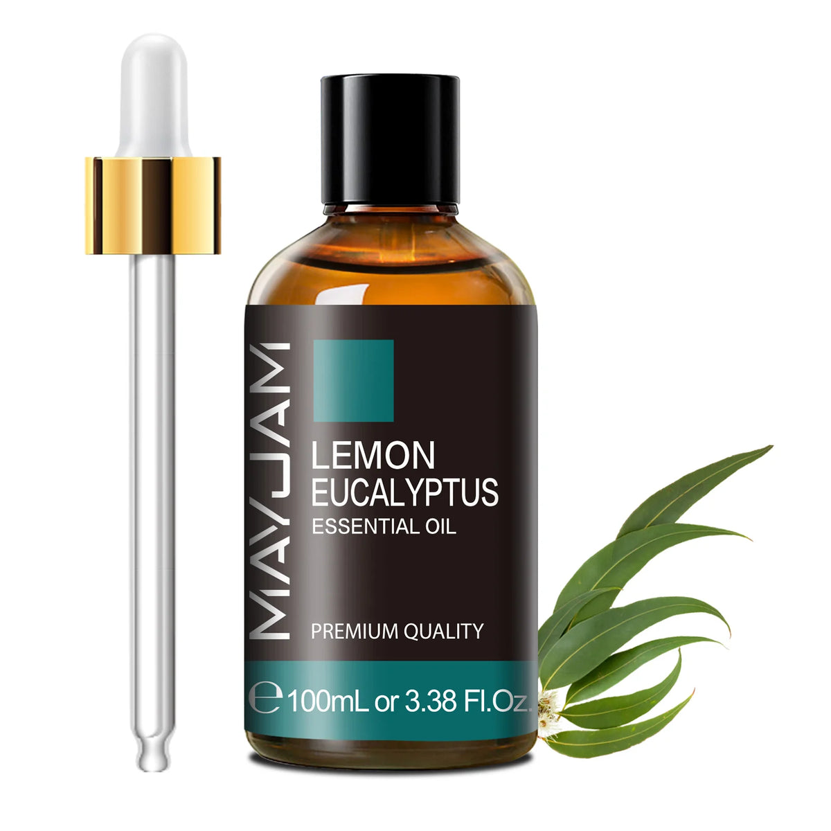 MAYJAM 100ml Pure Essential Oil with Glass Dropper, Aromatherapy Essential Oils Lavender Eucalyptus Rosemary Vanilla Aroma Oil