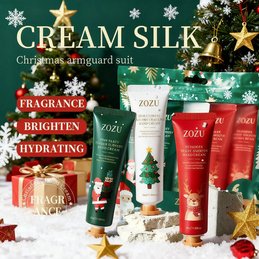 5pcs/Set Christmas Gifts Hand Cream Sets Moisturizing Refreshing Handcream Nourishing Beauty Hands Creams Skin Care Products