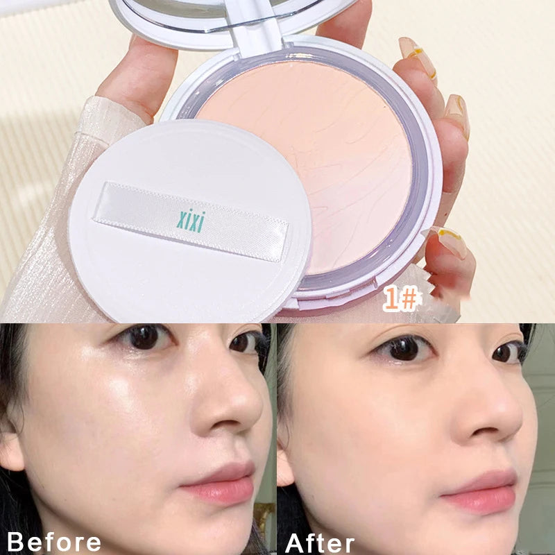 Cloud Soft Focus Compact Powder Matte Lasting Concealer Shading Contour Brighten Setting Powder Translucent Powder Makeup Women