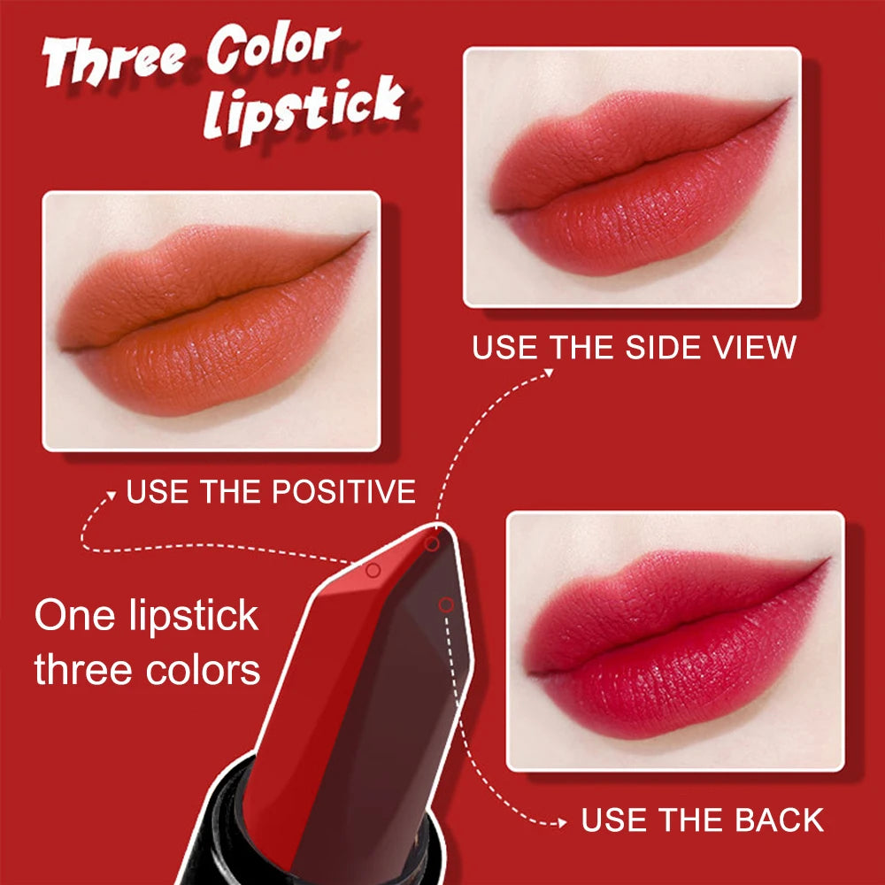 ZaiDoc 3 Colors Lip Liner Pencil Set Long Lasting Waterproof Smudge Proof Smooth Lip Pencil Natural Finish Daily Makeup