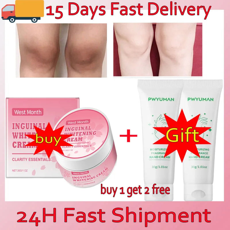 Niacinamide Body Whitening Cream For Underarm Bleaching Armpit Lightening Intimate Area Moisturizer Korean Skin Care Product