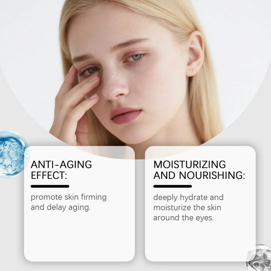 Firm Eye Tightener Cream Remove Dark Circles Eye Bags Anti-Wrinkle Lifting Smoothing Fine Lines Moisturizing Temporary Eye Cream