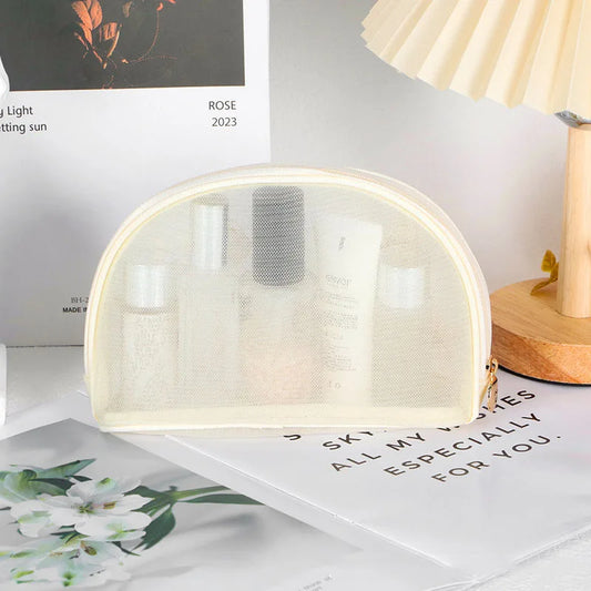 Portable Toiletry Bag Storage Organizer Large Capacity New Net Ell Embroidery Cosmetic Storage Beautiful Cosmetics Bag